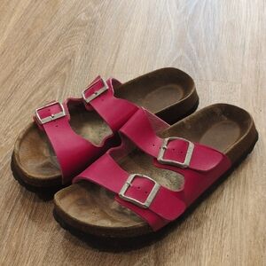 🩷Betula By Birkenstock Pink Sandals Women's size 38 Euro (7-7.5 US)🩷